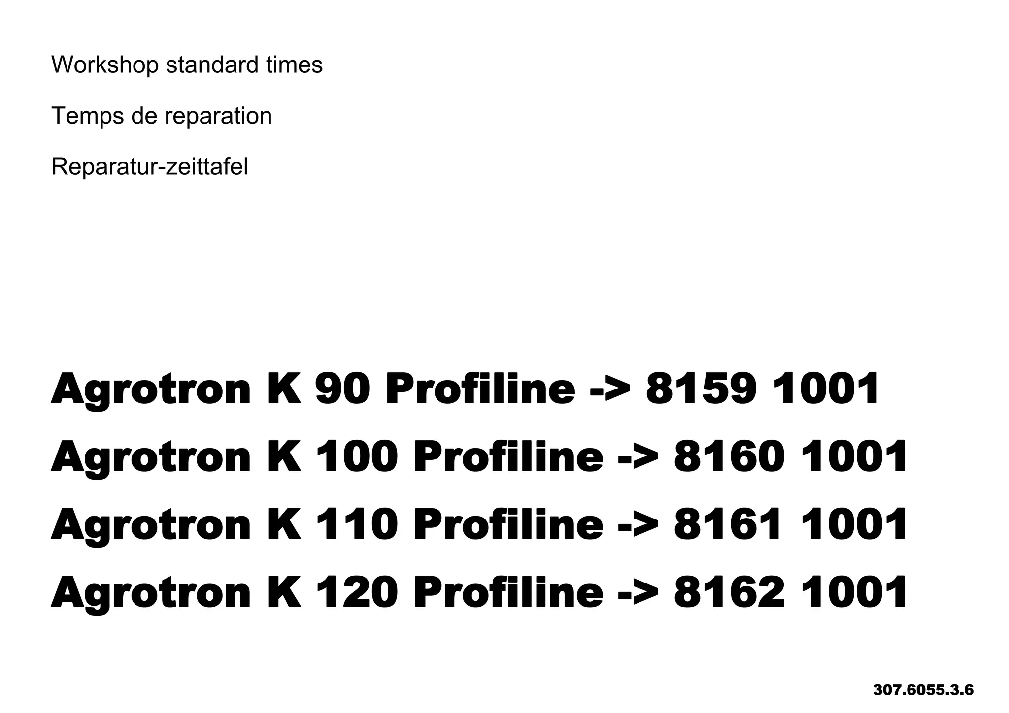 Deutz fahr agrotron k120 profiline tractor parts catalogue manual PDF