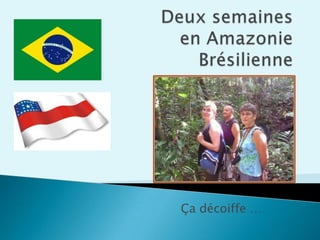 Deuxsemainesen AmazonieBrésilienne Çadécoiffe … 