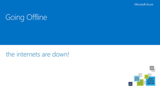 the internets are down!
Going Offline
 