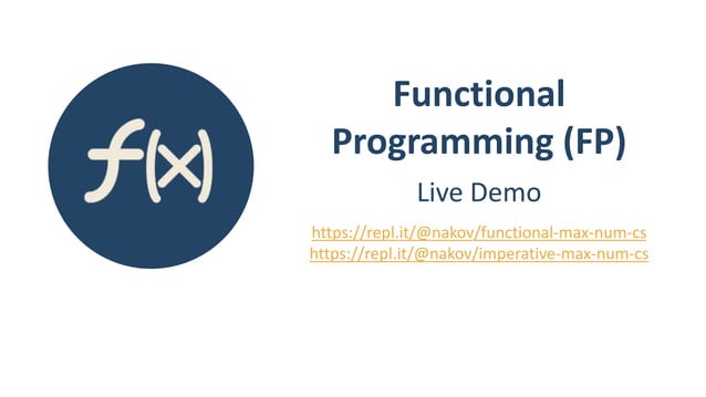Dev Concepts: Functional Programming | PPT