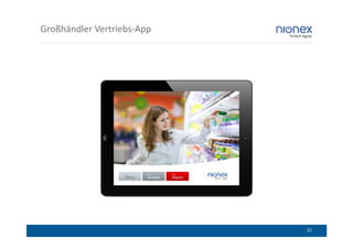 Großhändler Vertriebs-App




                            37
 