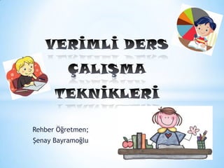 Rehber Öğretmen;
Şenay Bayramoğlu
 
