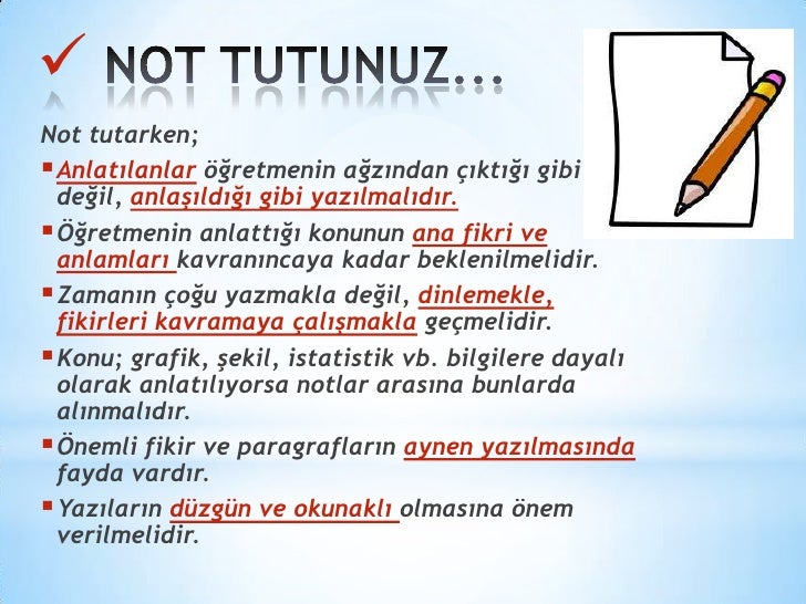 Verimli Ders Çalışma Teknikleri