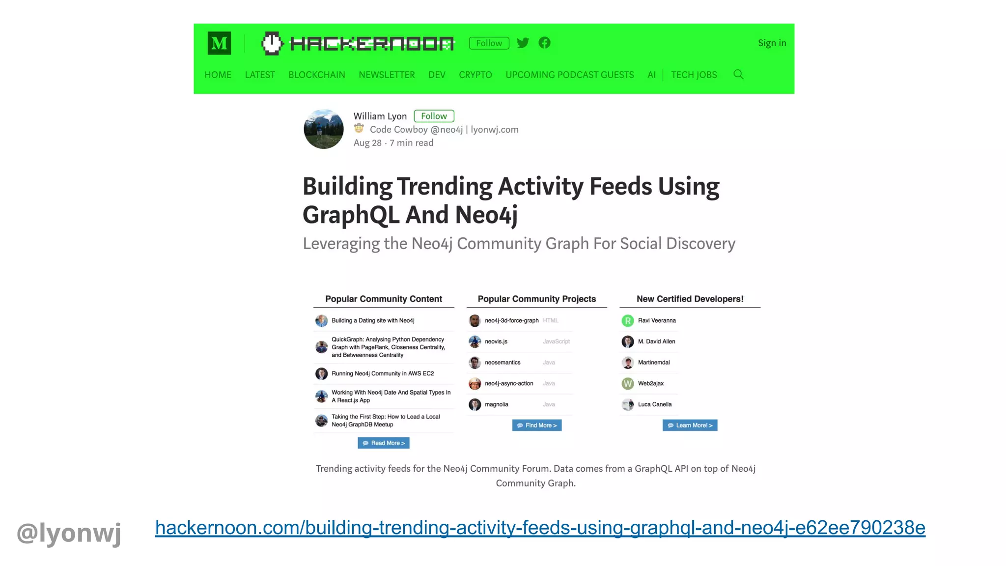 hackernoon.com/building-trending-activity-feeds-using-graphql-and-neo4j-e62ee790238e@lyonwj
 