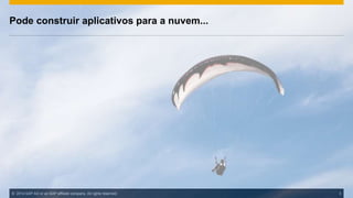 Pode construir aplicativos para a nuvem...

© 2014 SAP AG or an SAP affiliate company. All rights reserved.

3

 