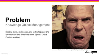 Splunk configuration file for the cloud automation | PPT