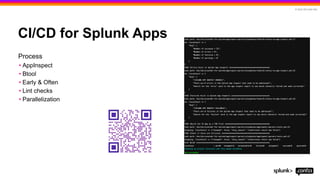 Splunk configuration file for the cloud automation | PPT