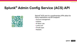 Splunk configuration file for the cloud automation | PDF
