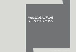 Webエンジニアから
データエンジニアへ
Copyright © PERSOL CAREER Co., Ltd. All Rights Reserved.
 