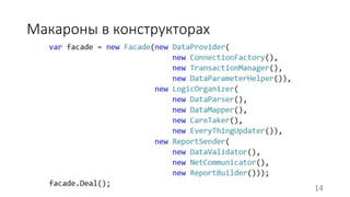 Макароны в конструкторах 
14 
 