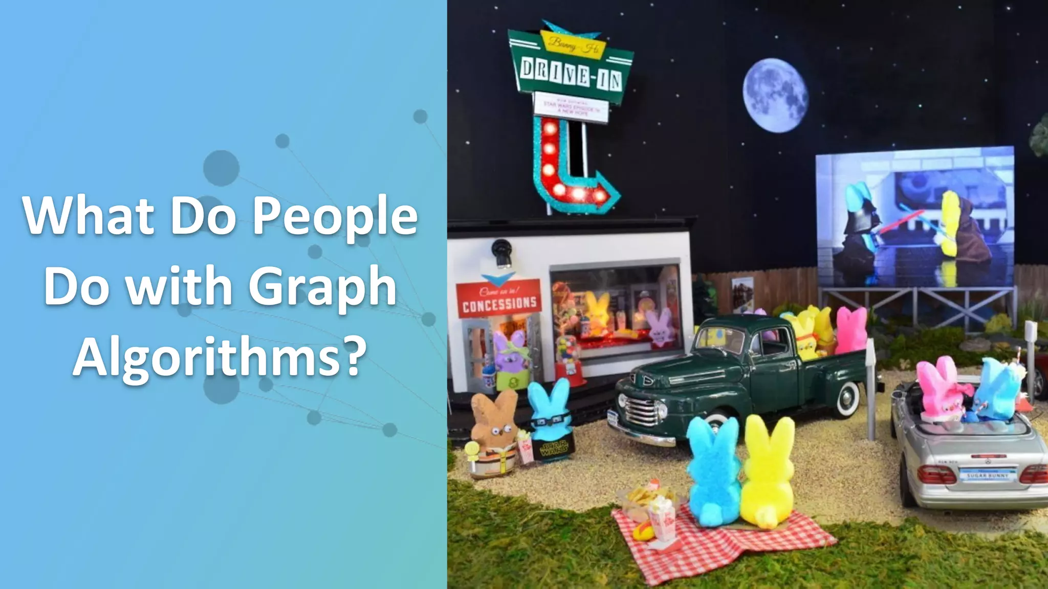 What Do People
Do with Graph
Algorithms?
 