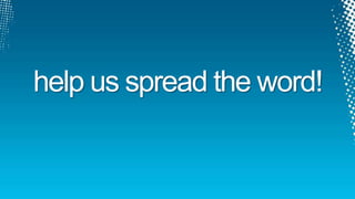help us spread the word!
 