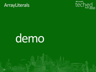 ArrayLiterals




26
 