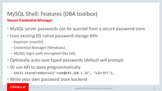 MySQL Shell: The DevOps Tool for MySQL | PDF