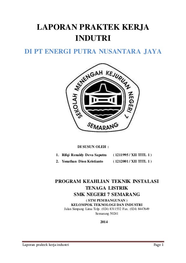 Laporan Magang Jaringan Distribusi