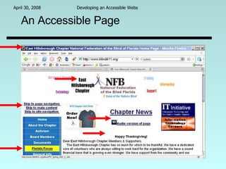 An Accessible Page  