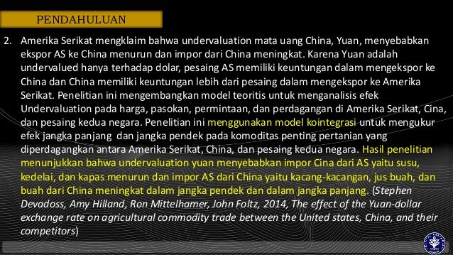 IMPLIKASI DEVALUASI YUAN TERHADAP PEREKONOMIAN INDONESIA