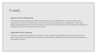 Devaluation Marshall Learner Approach
