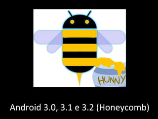 Android 3.0, 3.1 e 3.2 (Honeycomb) 