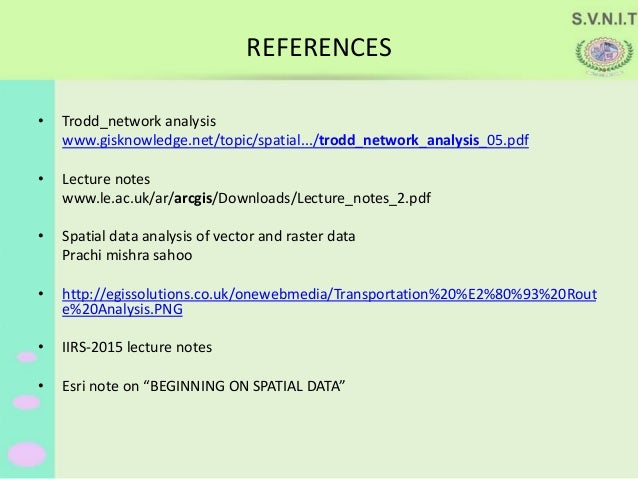 Types of network analysis layers Help