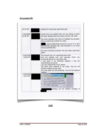 Screenshot 8b
CRL.A. 90/2021 Page ! of !
43 83
2205
Signed By:SUNITA RAWAT
Location:
Signing Date:15.06.2021
10:30:51
Signature Not Verified
 