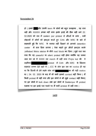 Screenshot 16
CRL.A. 90/2021 Page ! of !
52 83
1435
Signed By:SUNITA RAWAT
Location:
Signing Date:15.06.2021
10:30:51
Signature Not Verified
 