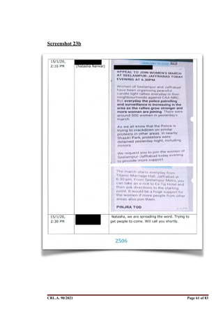 Screenshot 23b
CRL.A. 90/2021 Page ! of !
61 83
Signed By:SUNITA RAWAT
Location:
Signing Date:15.06.2021
10:30:51
Signature Not Verified
 