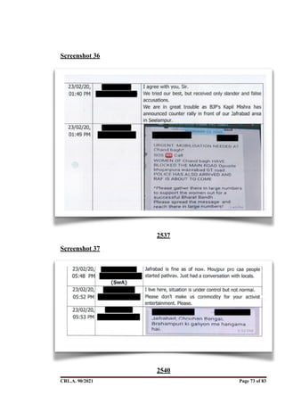 Screenshot 36
Screenshot 37
CRL.A. 90/2021 Page ! of !
73 83
2537
2540
Signed By:SUNITA RAWAT
Location:
Signing Date:15.06.2021
10:30:51
Signature Not Verified
 