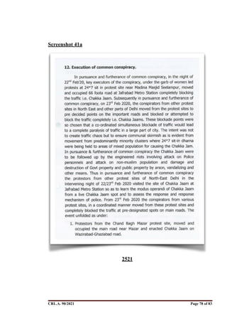 Screenshot 41a
CRL.A. 90/2021 Page ! of !
78 83
2521
Signed By:SUNITA RAWAT
Location:
Signing Date:15.06.2021
10:30:51
Signature Not Verified
 