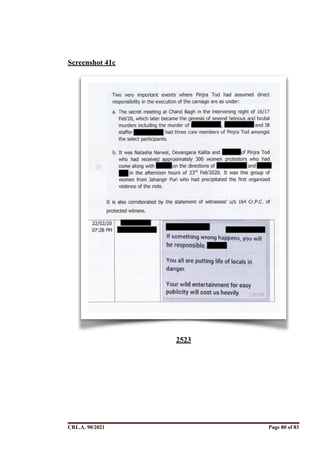 Screenshot 41c
CRL.A. 90/2021 Page ! of !
80 83
2523
Signed By:SUNITA RAWAT
Location:
Signing Date:15.06.2021
10:30:51
Signature Not Verified
 