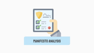 manifesto Analysis
 