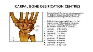 AGE ESTIMATION WITH X RAY WRIST JOINT | PPTX