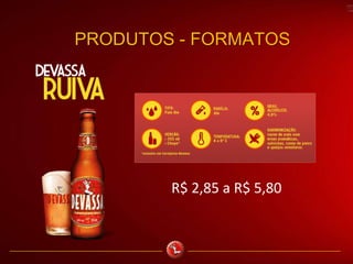 R$ 2,85 a R$ 5,80
PRODUTOS - FORMATOS
 
