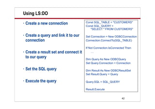 The View - Leveraging Lotuscript for Database Connectivity | PDF