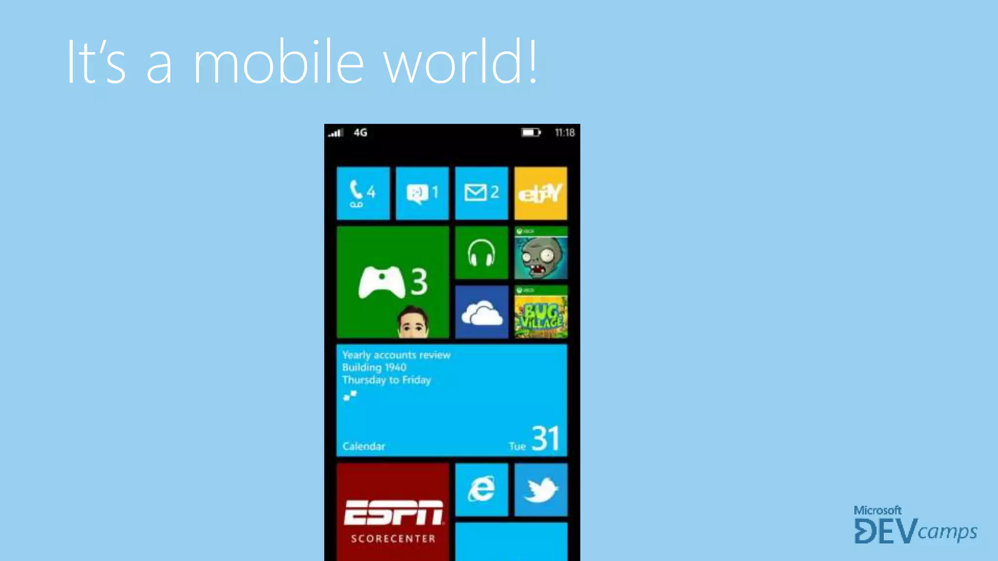 It’s a mobile world!
 