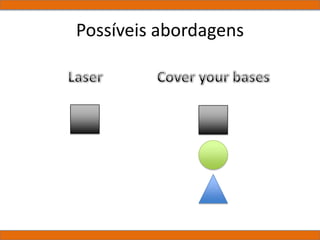 Possíveis abordagens
 