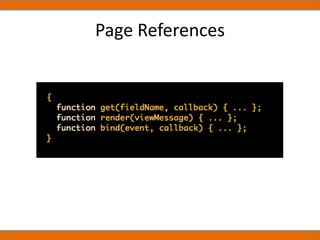 Page References
 