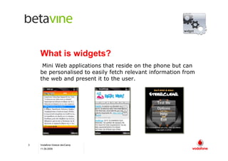 Basic Widget Development | PPT