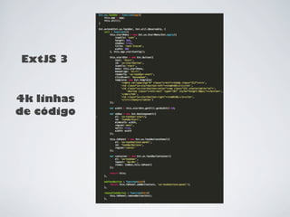 ExtJS 3


4k linhas
de código
 