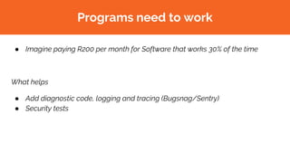 Code - Fu: Defensive Programming | PPT