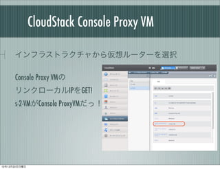 CloudStack Console Proxy VM

      ե饹ȥ饯㤫遢``xk

      Console Proxy VM
      󥯥`IPGET!
      s-2-VMConsole ProxyVMã




121223
 
