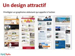 Un design attractif 
Privilégier un graphisme séduisant qui appelle à l'action  