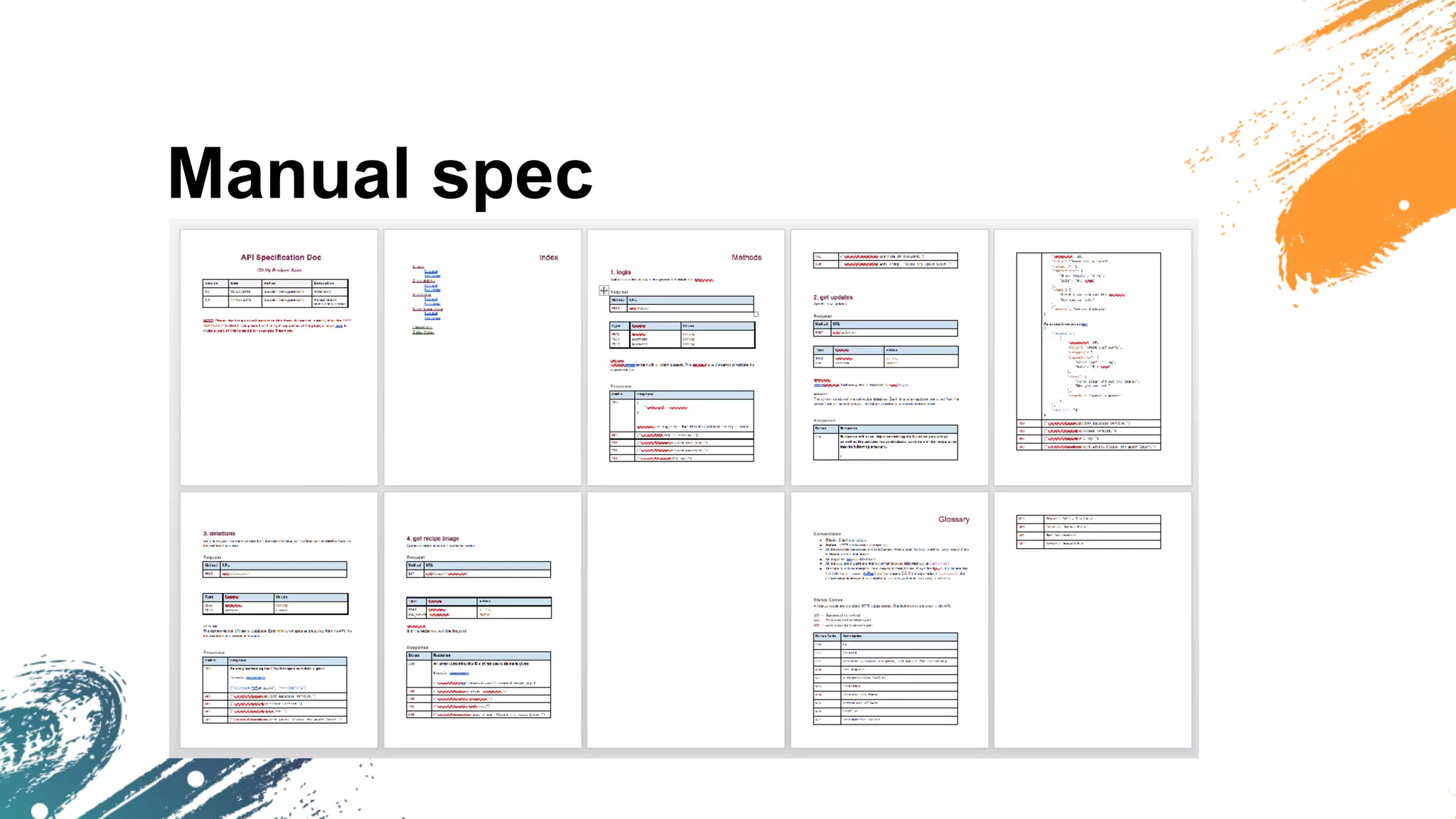 Manual spec
 