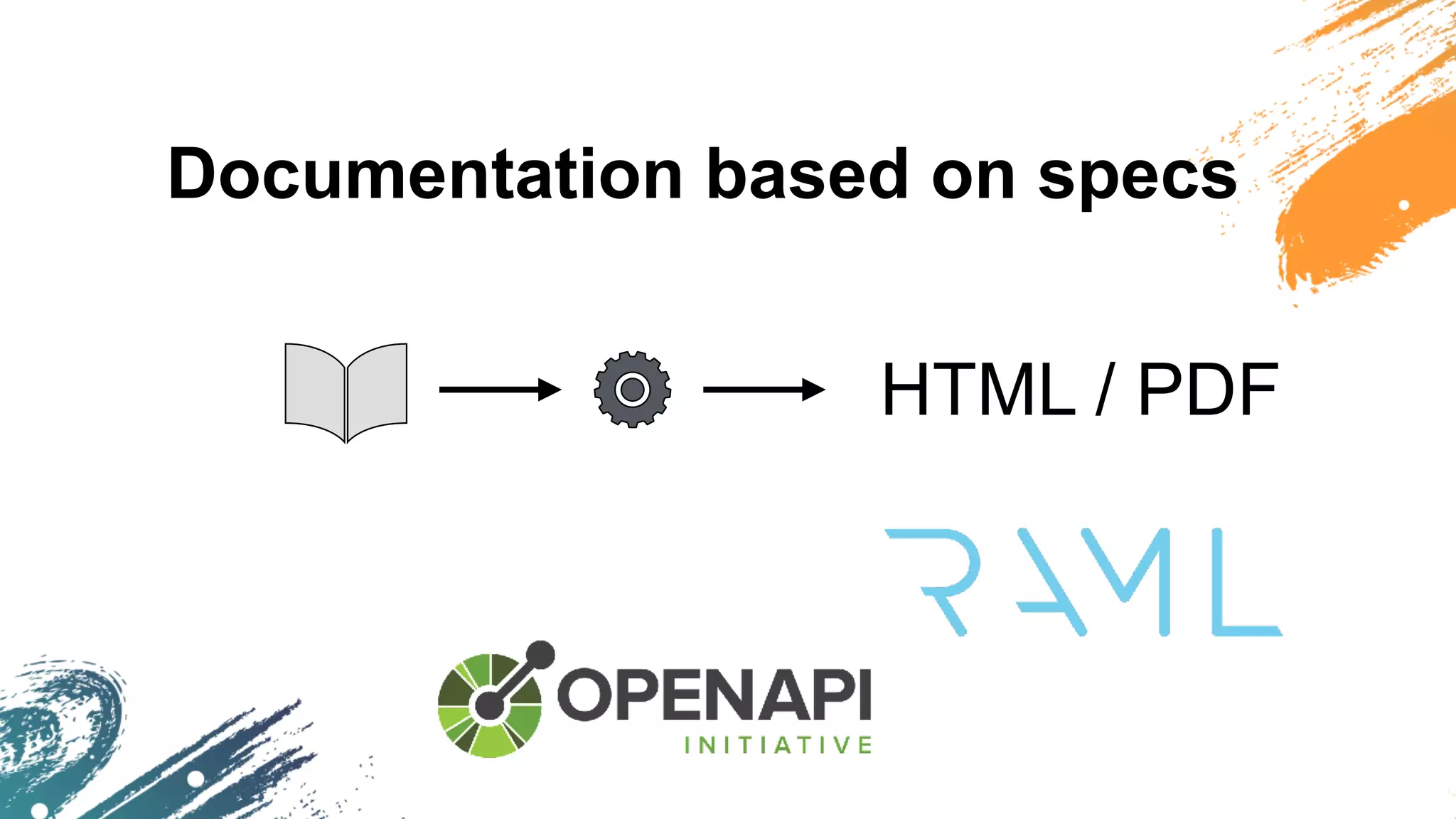 Documentation based on specs
HTML / PDF
 