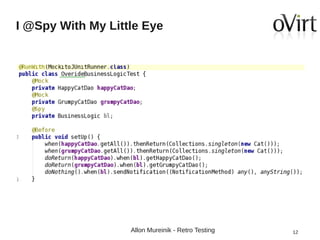 I @Spy With My Little Eye

Allon Mureinik - Retro Testing

12

 