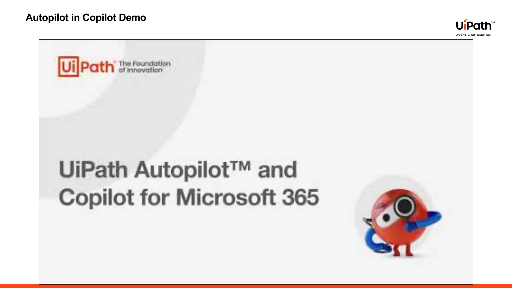 Autopilot in Copilot Demo
 