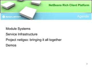 Agenda Module Systems 