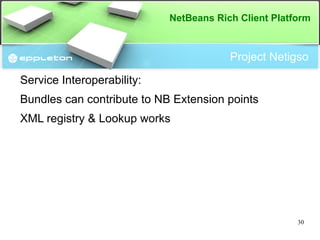 ClassLoader:  Every Module has it's own classloader. It can only load classes from other Modules if it has declared a dependency. Loading is then delegated to the other modules ClassLoader 