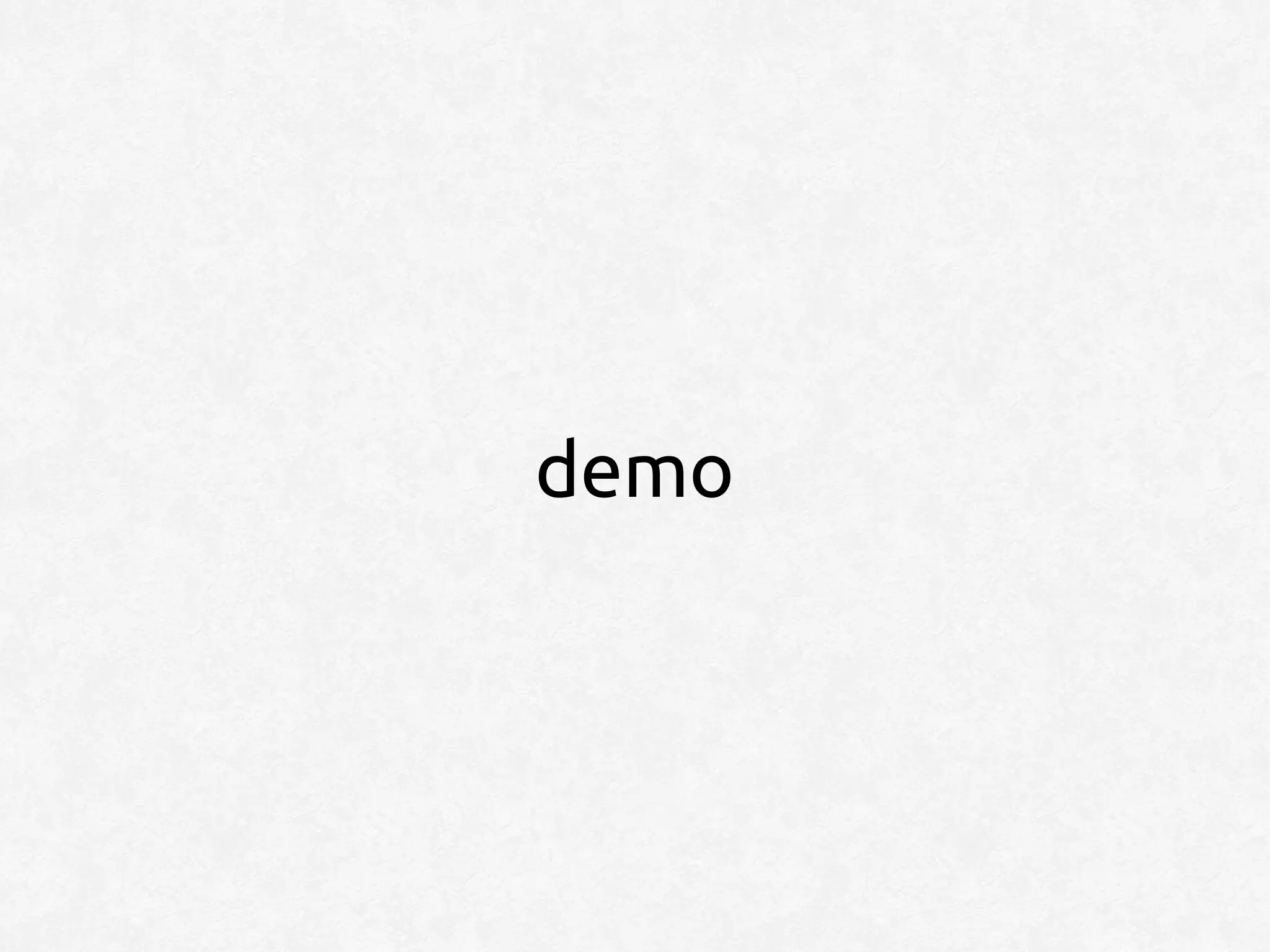 demo
 
