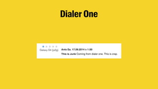 Dialer One 
 